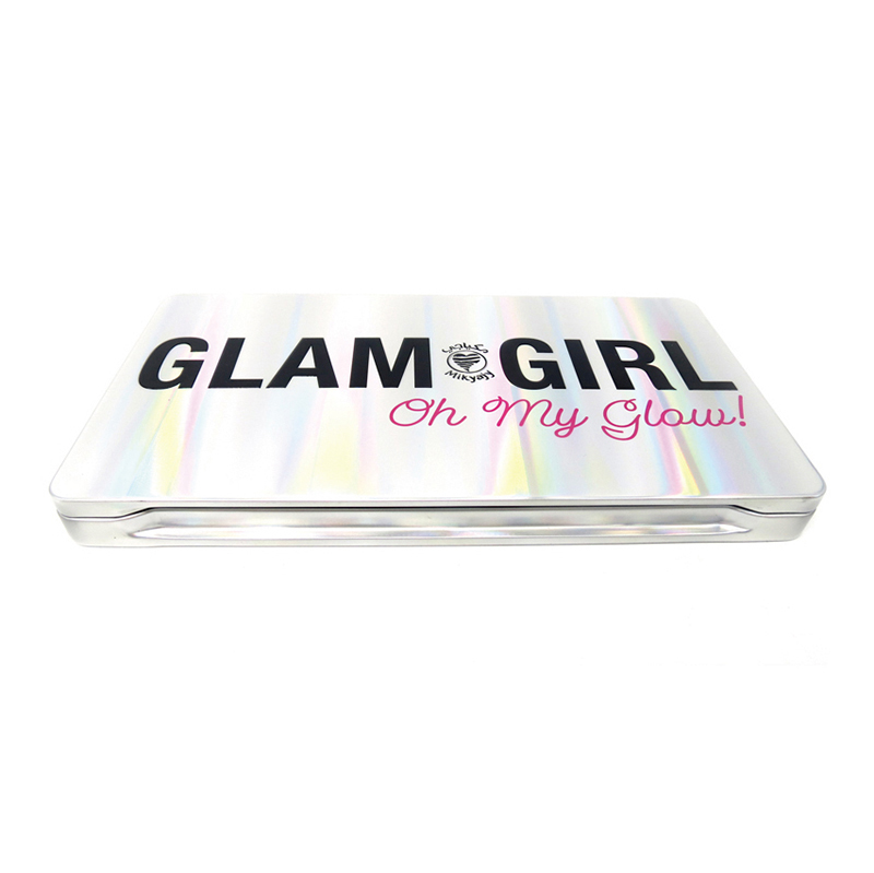 Wholesale Eyeshadow Metal Tin Box Case for Cosmetics Makeup Packaging
