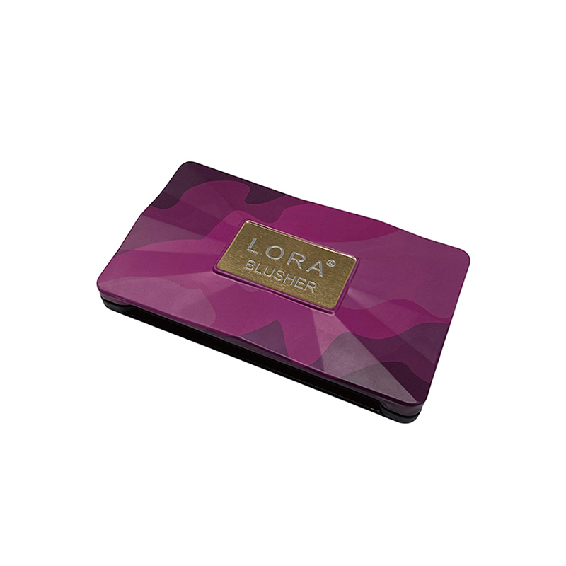 Six Colors Eyeshadow Box Empty Makeup Palettes Case with Matte Shimmer Metallic Finish